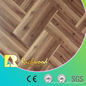 12.3mm HDF AC4 Oak Teak Timber Waxe3d Edged Laminate Wood Flooring